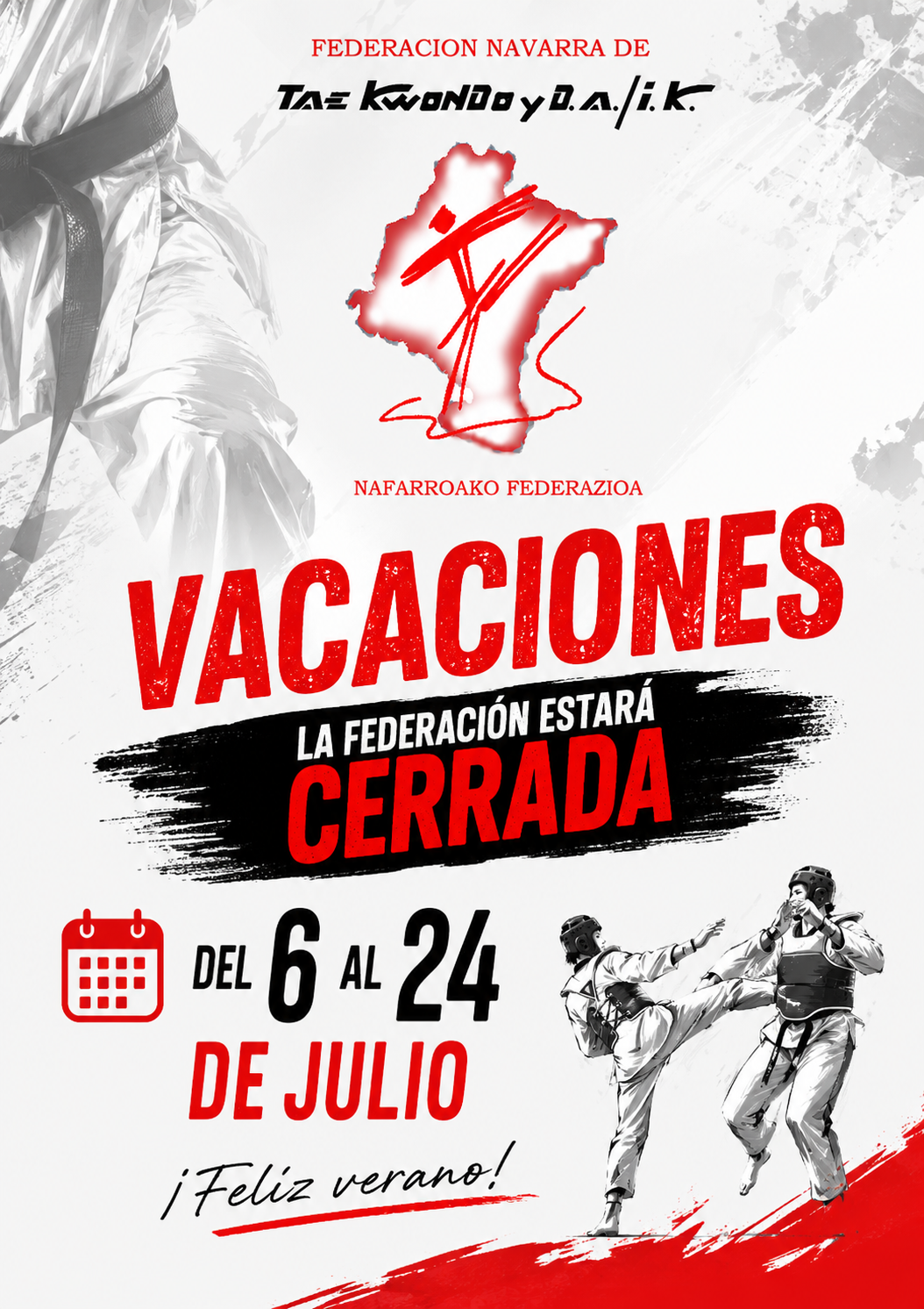CERRADO POR VACACIONES